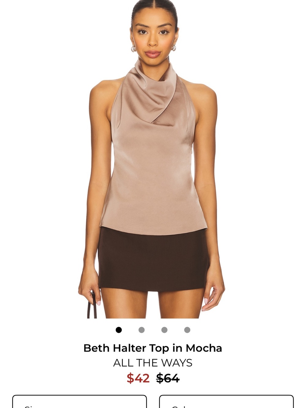 Halter missing neck button